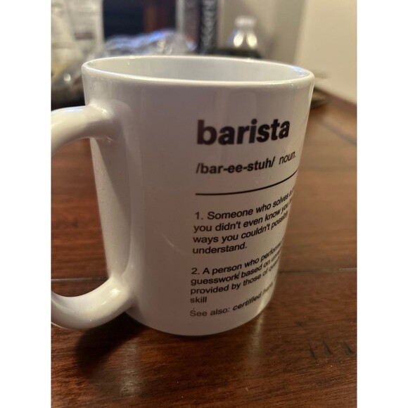 Bartisa Definition Mug Barista Gift Barista Coffee Mug Funny Barista Cup - Picture 2 of 3